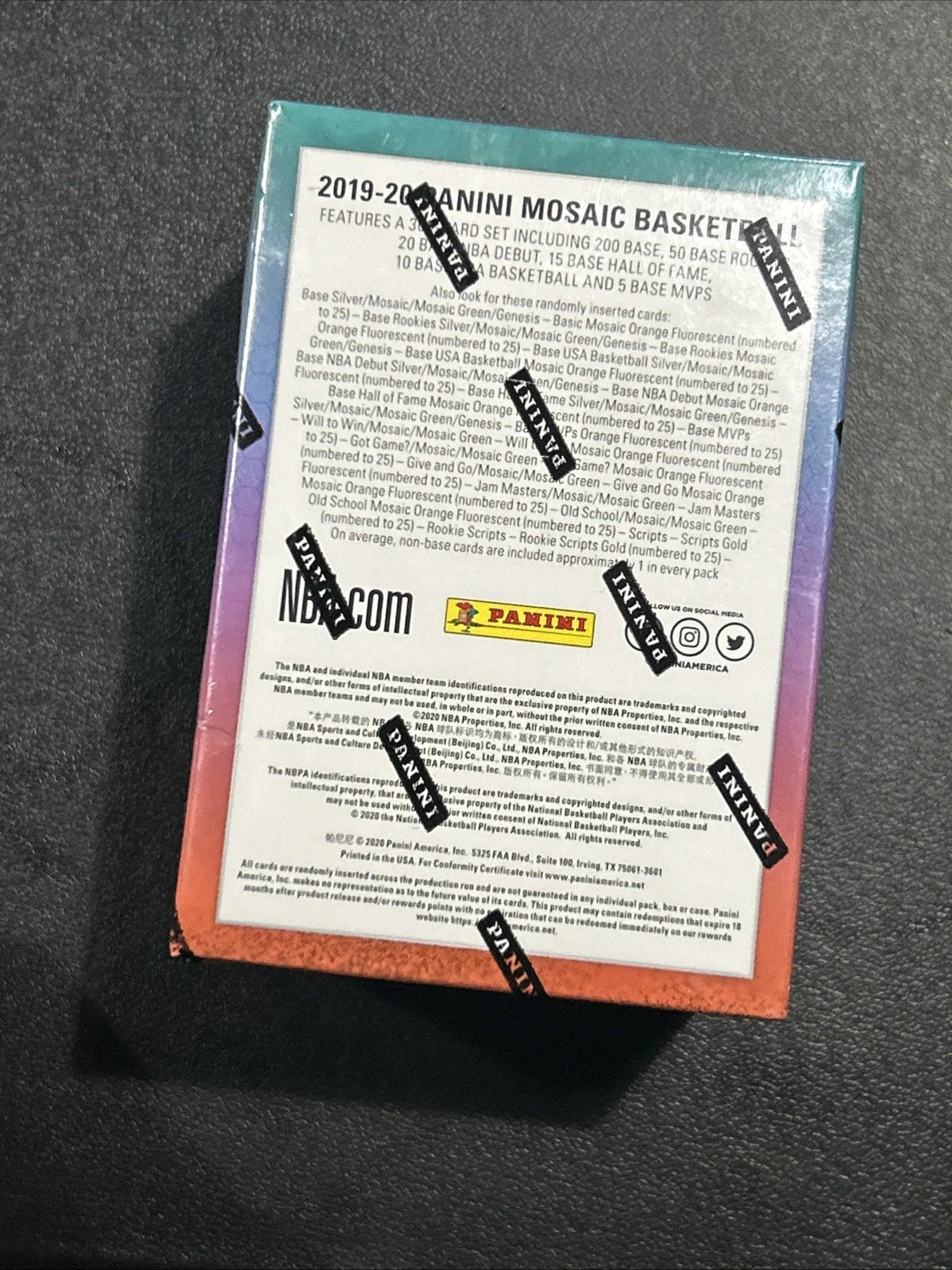 Mosaic Basketball Cards 2019-20 Panini Blaster Box, 32 Cards, 8 Sealed Packs, 4 Cards Per Pack, Prizms And Rookie Cards Possible-3