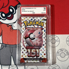 Graded 10 2023 Pokemon 151 Booster Pack Mew SV Promo NEW SEALED AUTHENTICATED-1