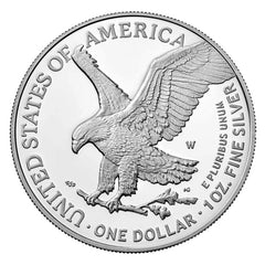 Moneda American Silver Eagle de 1 oz de $1 2023-W con caja, OGP y certificado de autenticidad-3