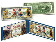 American CIVIL WAR * 150th Anniversary * Legal Tender U.S. $2 Bill *MUST SEE*-2