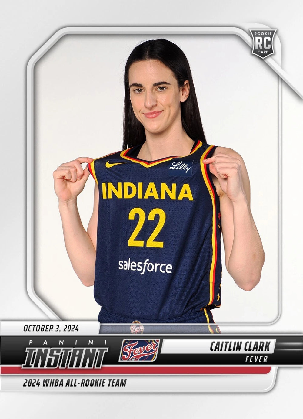 Graded 10 CAITLIN CLARK All Rookie Team 2024 Panini Instant #247 WNBA RC Card-3