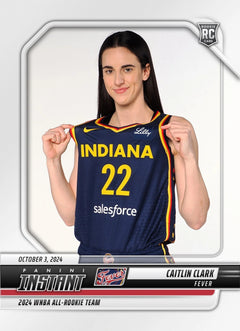 Graded 10 CAITLIN CLARK All Rookie Team 2024 Panini Instant #247 WNBA RC Card-3