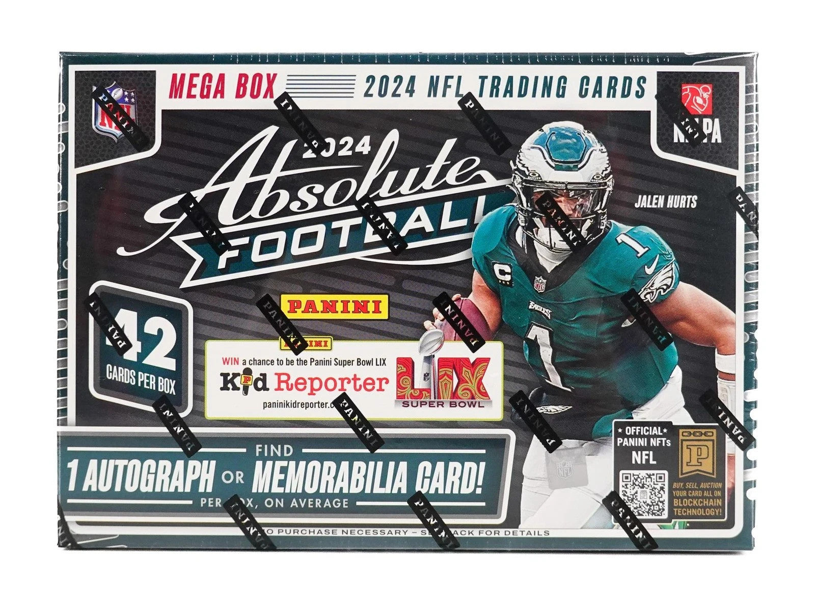 2024 Panini Absolute Football Factory Sealed Hobby Mega Box