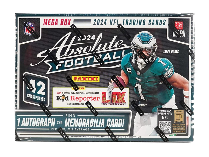 2024 Panini Absolute Football Factory Sealed Hobby Mega Box-1
