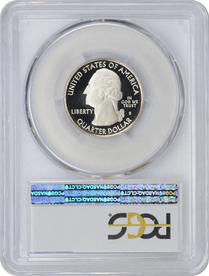 2014-S Flag Clad Great Smoky Mountains Mtns ATB National Quarter PR70DCAM PCGS-2