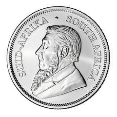 Moneda Krugerrand de plata de Sudáfrica 2018 de 1 oz y 1 rand-3