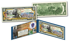 MASSACHUSETTS OFFICIAL Genuine Legal Tender $2 Bill Honoring America's 50 States-2