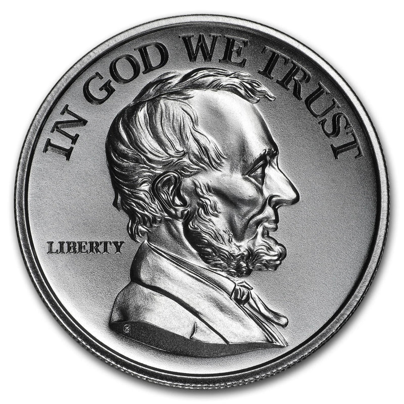 2 oz Silver HR Round - Presidential Tribute Series: Lincoln-3