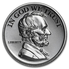 2 oz Silver HR Round - Presidential Tribute Series: Lincoln-3