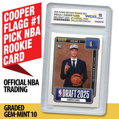 2025 Panini COOPER FLAGG #NBADN-1 NBA #1 Draft Pick Rookie Card RC - GEM MINT 10-3
