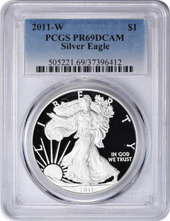 2011-W $1 American Silver Eagle PR69DCAM PCGS-1