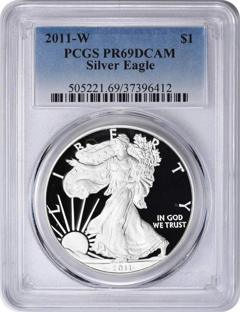 2011-W $1 American Silver Eagle PR69DCAM PCGS-1