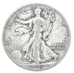 1940-1947 Walking Liberty Half Dollar Average Circulated USA 90% Silver Dealers-1