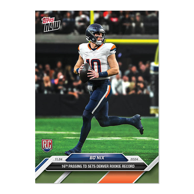 PRESALE PSA 10 Bo Nix #13 2024 Topps NOW Football Denver Broncos Rookie RC Card-2