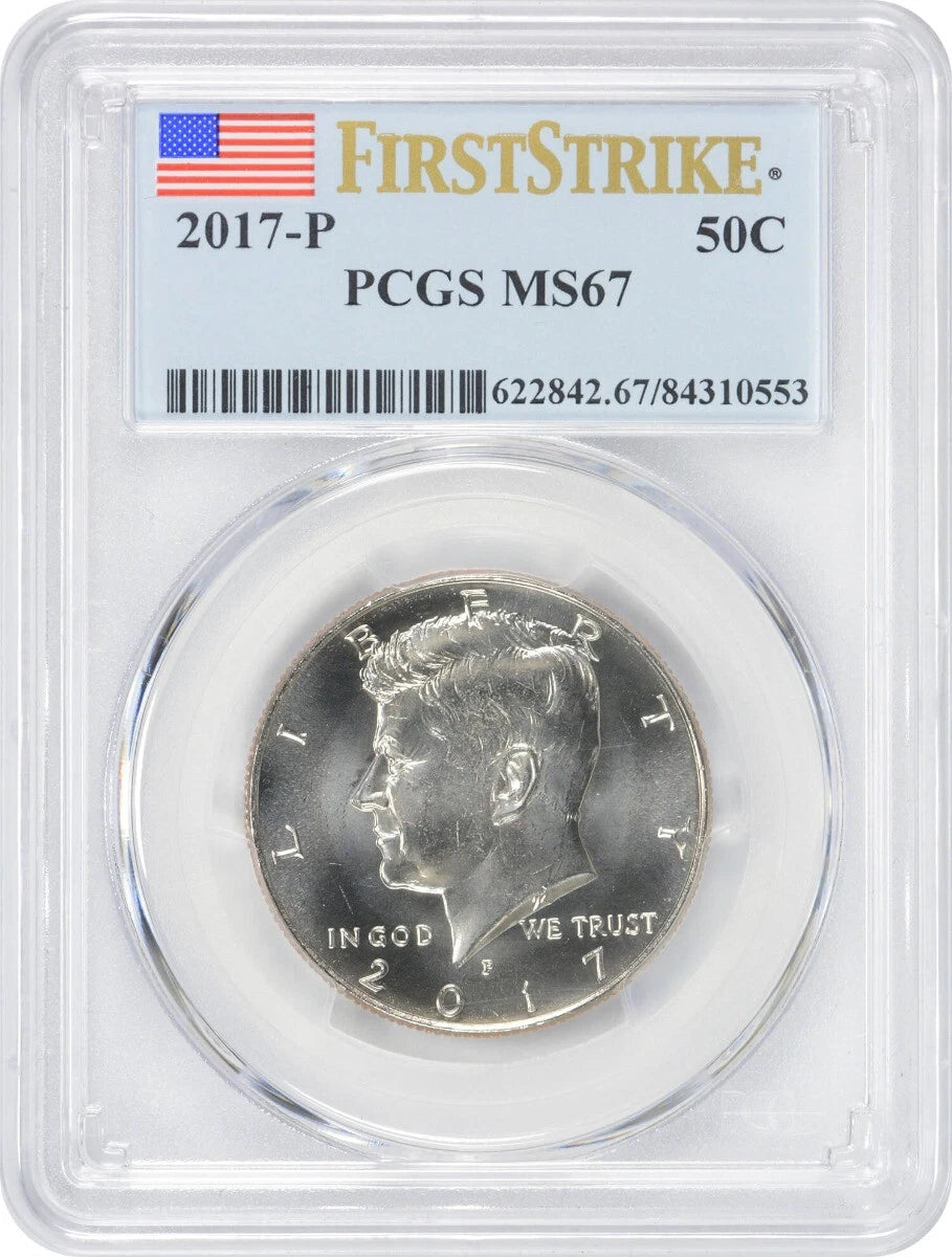 2017-P Kennedy Half MS67 PCGS First Strike