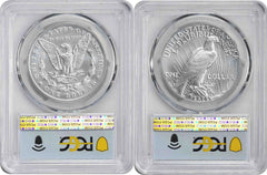 2024 Morgan and Peace Silver Dollar 2-Coin Set MS70 First Day of Issue PCGS-2