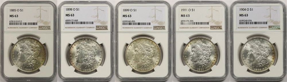 ✯ MS63 Morgan Silver Dollars PCGS NGC ✯ 1878-1904 ✯ P S O Mints-5