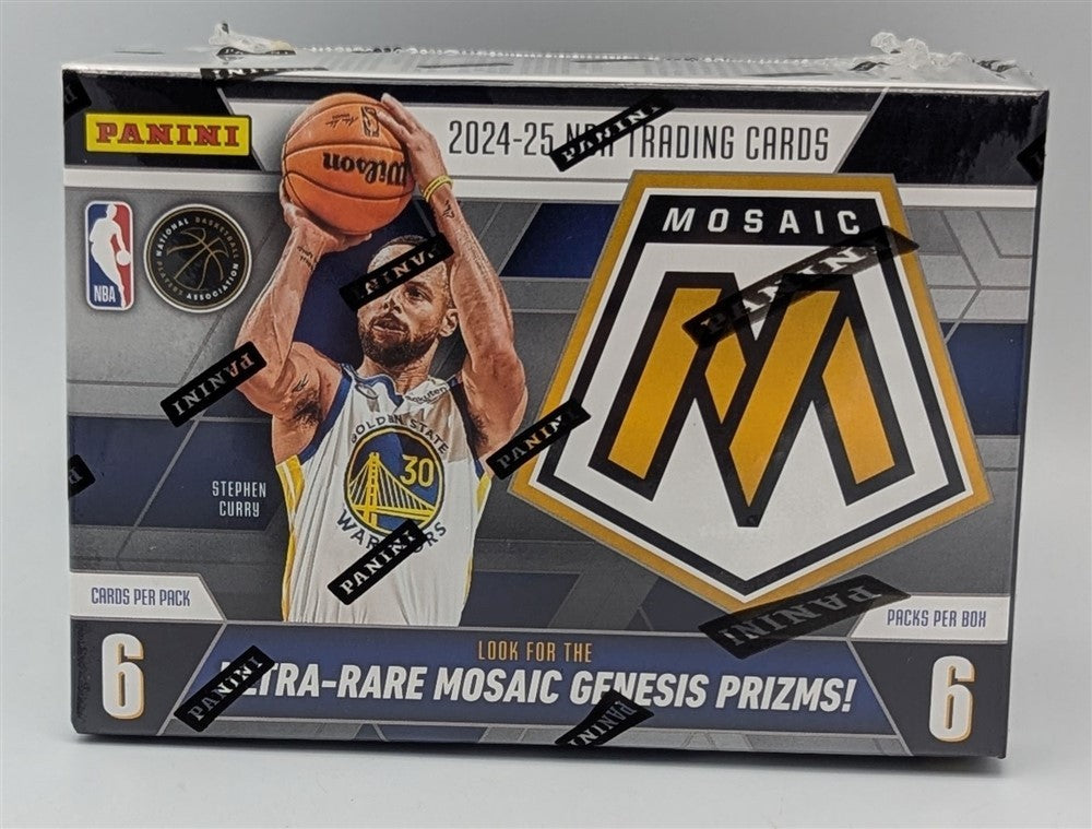 Factory Sealed Blaster Box 2024-25 Panini Mosaic NBA Basketball Cards-4