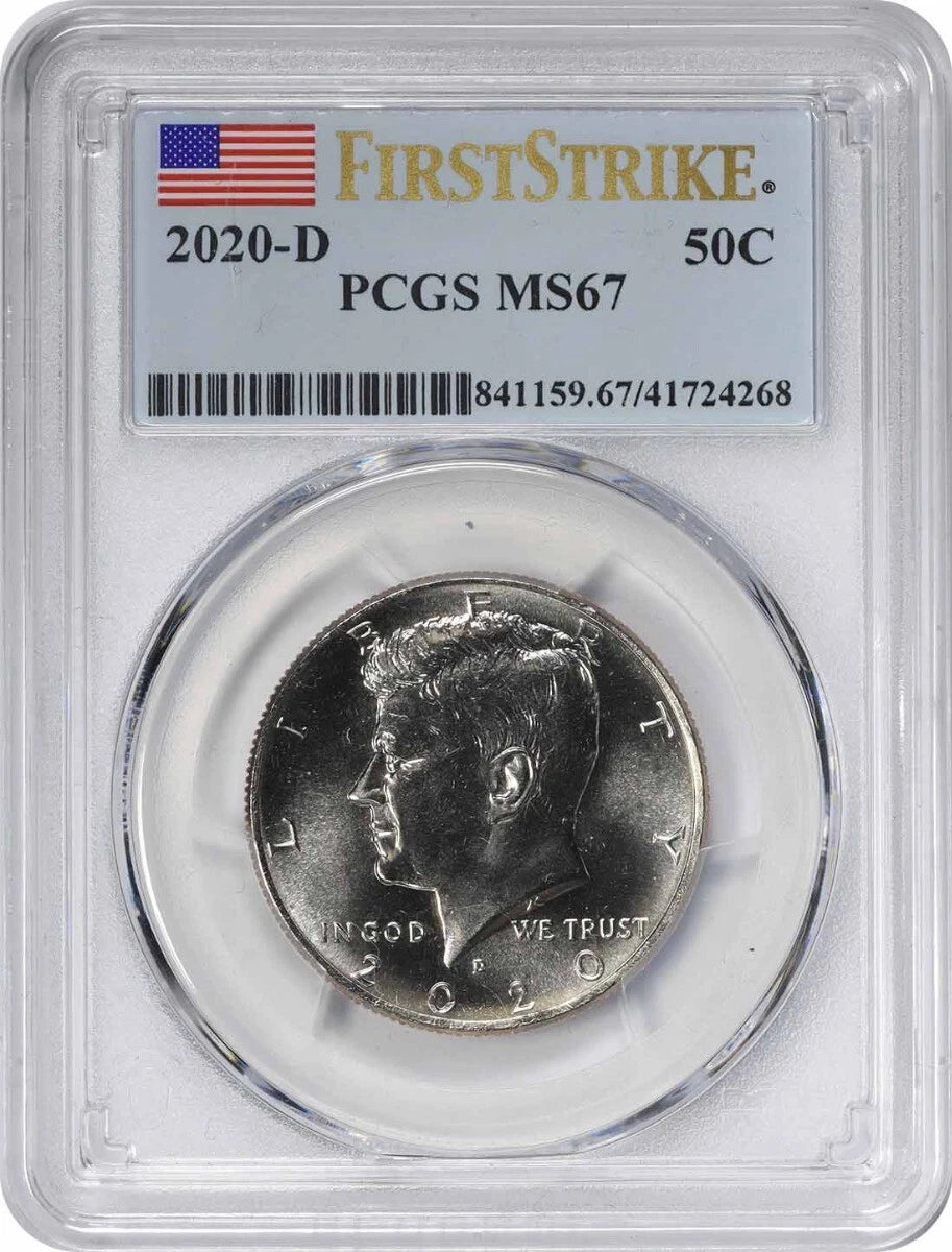 2020-D Kennedy Half Dollar MS67 First Strike PCGS-1
