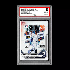 Graded 10 Aaron Judge #OS19 2026 Topps Now MLB The Show Cover Yankees-1