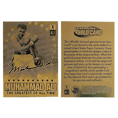 MUHAMMAD ALI 2009 Laser Line Gold Card NM-MT Limited Edition OFFICIALLY LICENSED-2