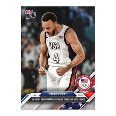 GRADED 10 2024 Topps NOW Olympics Card # 22 Team USA Steph Curry-2