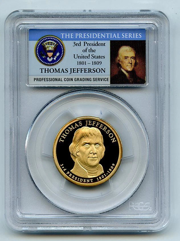 2007 S $1 Thomas Jefferson Dollar PCGS PR70DCAM-2