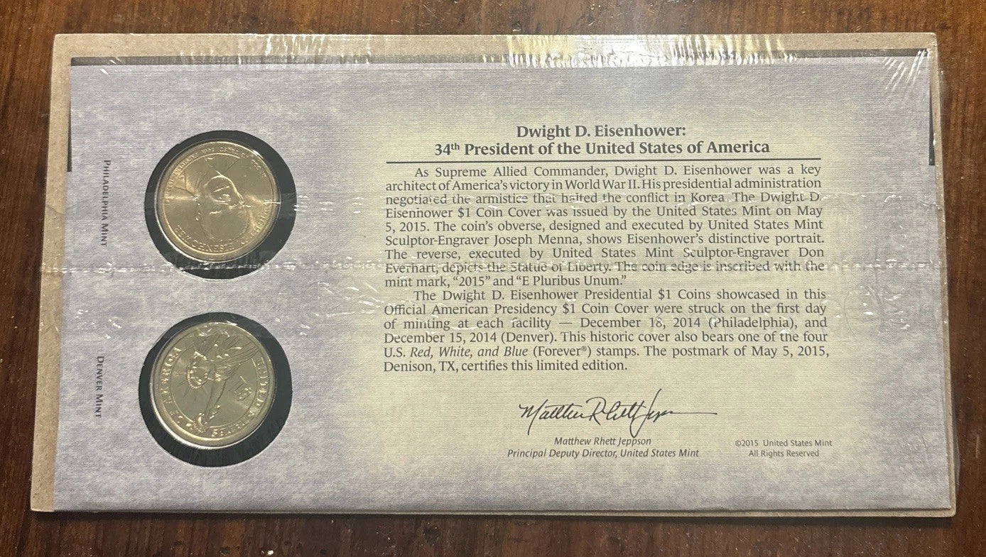 2015 Dwight D. Eisenhower P&D Presidential Dollars-3