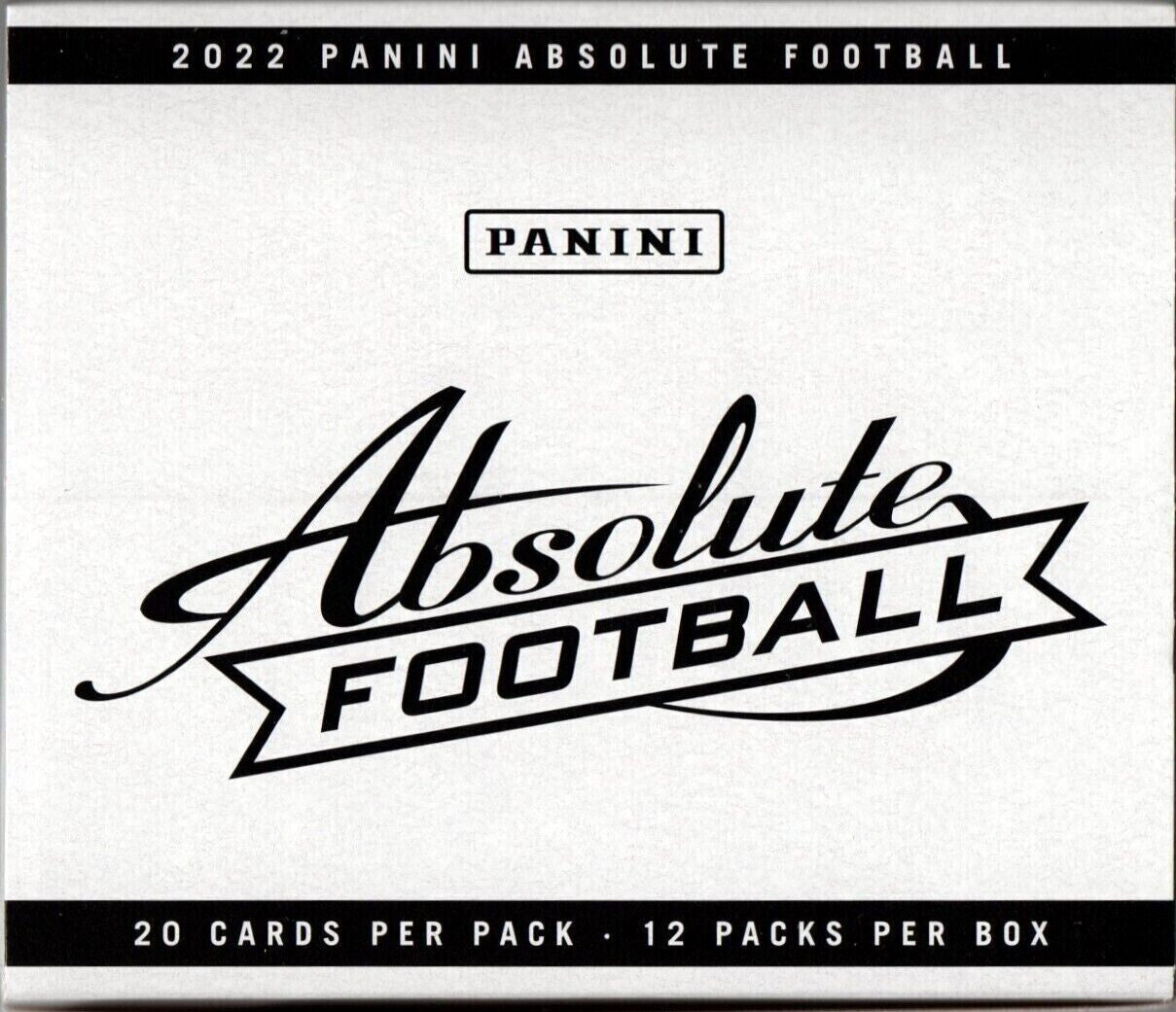 2022 PANINI ABSOLUTE NFL FOOTBALL FACTORY SEALED CELLO FAT 12 PACK BOX 240 Cards-1