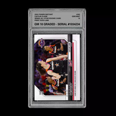 Graded 10 Caitlin Clark #162 RC WNBA ALL STAR BADGE Rookie 2024 Panini Instant-1