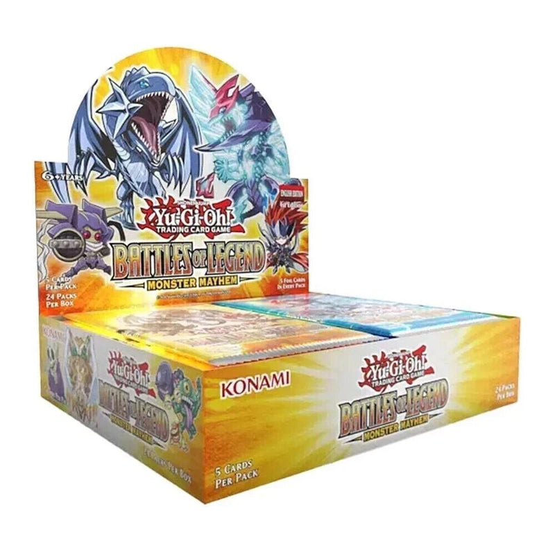 Yu-Gi-Oh! Battles of Legend: Monster Mayhem Booster Box New Factory Sealed English TCG Konami Trading Cards Collectible Hobby In Stock-1