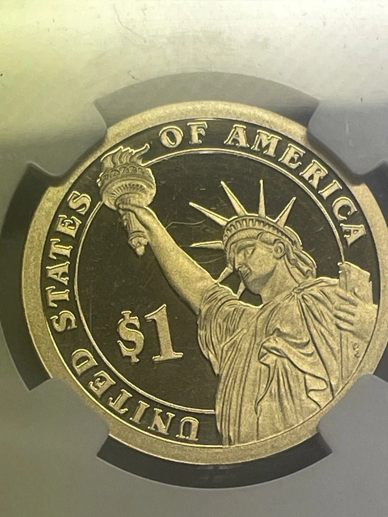 2010-S Millard Fillmore One Dollar NGC PF 69 Ultra Cameo-3