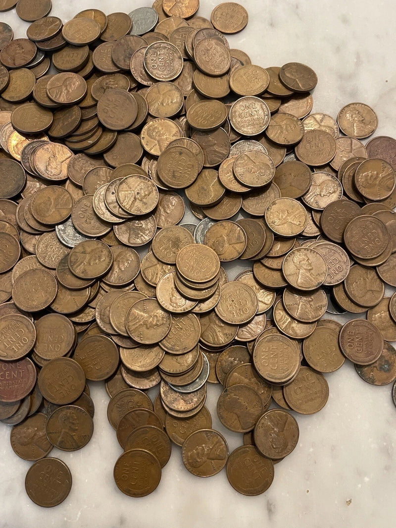 Lote de 500 centavos de trigo mixto - Bolsa de 500 unidades - ¡ELIJA CUÁNTOS LOTES!-1