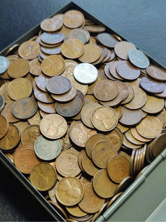 LOT of 200 (4 ROLLS) Unsearched Lincoln Wheat Cents 1c Old U.S. Estate Coin Lots-2