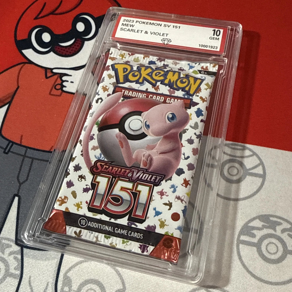 Graded 10 2023 Pokemon 151 Booster Pack Mew SV Promo NEW SEALED AUTHENTICATED-6