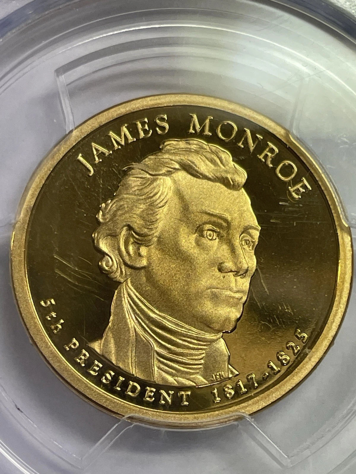 2008-S James Monroe One Dollar PCGS- PR 69 D CAM.-3