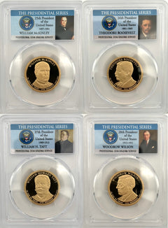 2012 - 2013 S Presidential $1 PCGS 70 Proof 8 Coin Dollar Set incl T Roosevelt-3