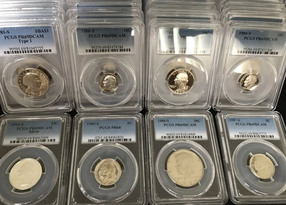 ✯ LOT OF (2) PCGS Slabbed GRADED U.S. Proof Coins ✯ ESTATE HOARD SALE!-3