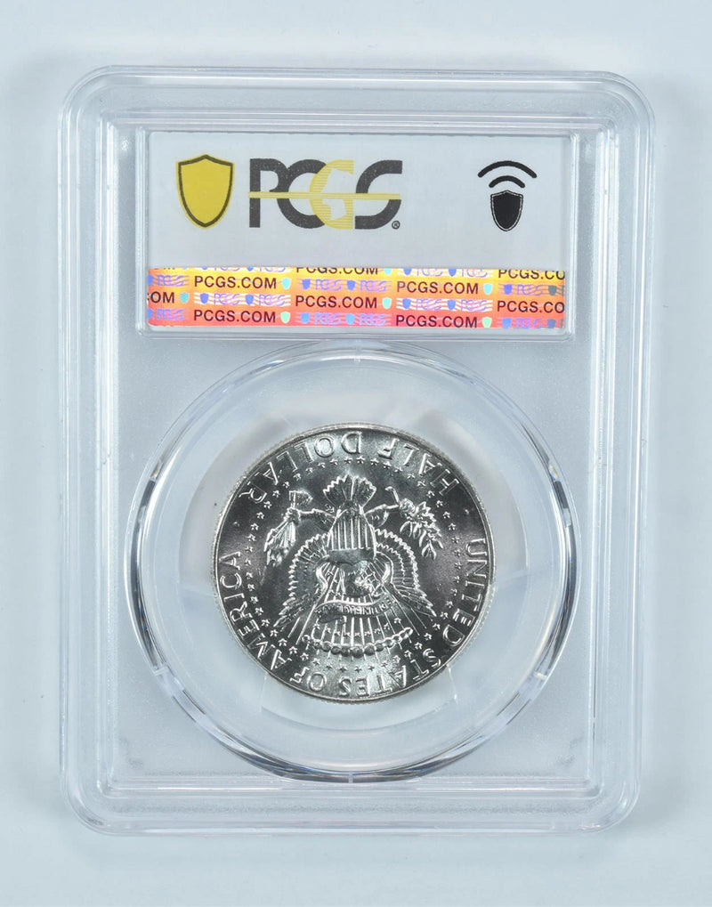 Moneda de medio dólar Kennedy de 1970-D MS65 PCGS Etiqueta Azul-4