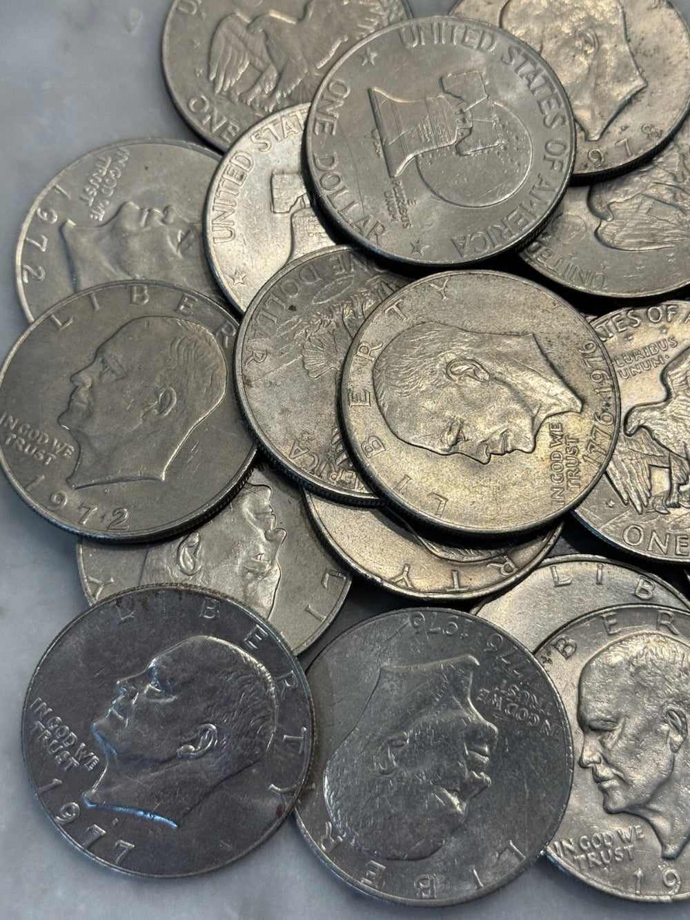 [Lote de 20] Dólar Eisenhower - 1 rollo completo - ¡Elija la cantidad de 20 rollos de monedas!-3