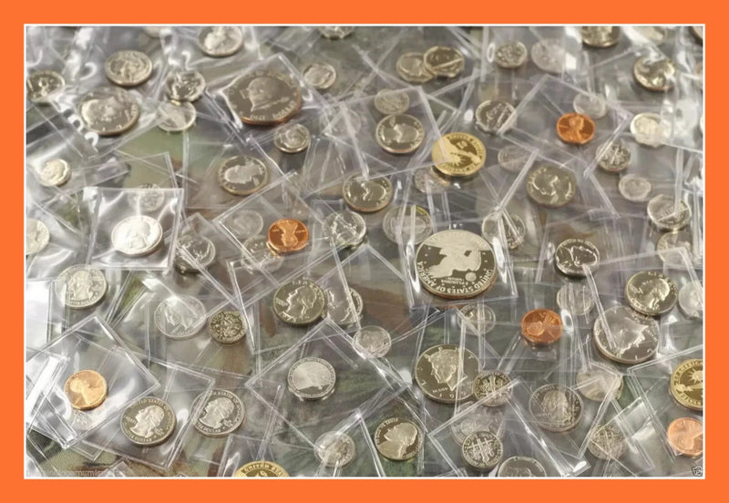 VENTA DE LOTE DE BIENES RAÍCES ~ MONEDAS DE LA CASA DE LA MONEDA DE EE. UU. A PRUEBA DE GEMA ~ DÓLARES, MITADES Y CENTAVOS 1960-2010-3