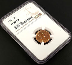 1952 Proof Lincoln Cent certified PF 68 RD by NGC! sku 5004-3