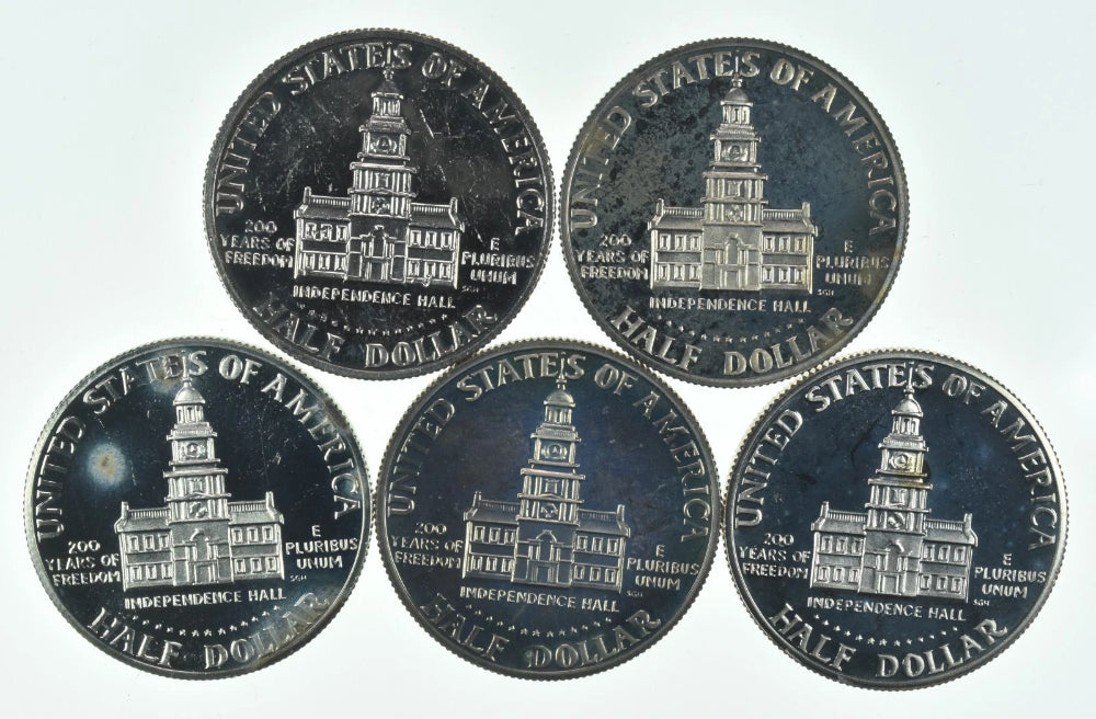 Moneda de medio dólar Kennedy de 1976-S, CLAD, a prueba-4