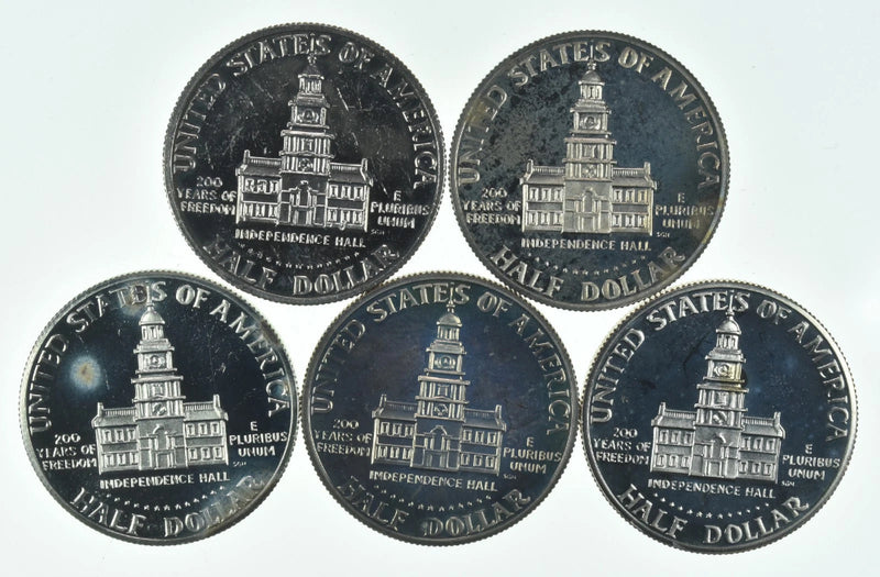 Moneda de medio dólar Kennedy de 1976-S, CLAD, a prueba-4
