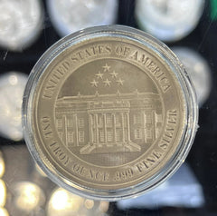New 1oz .999 Fine Silver Round Trump Mugshot Wanted For A Second Term Capsule-4