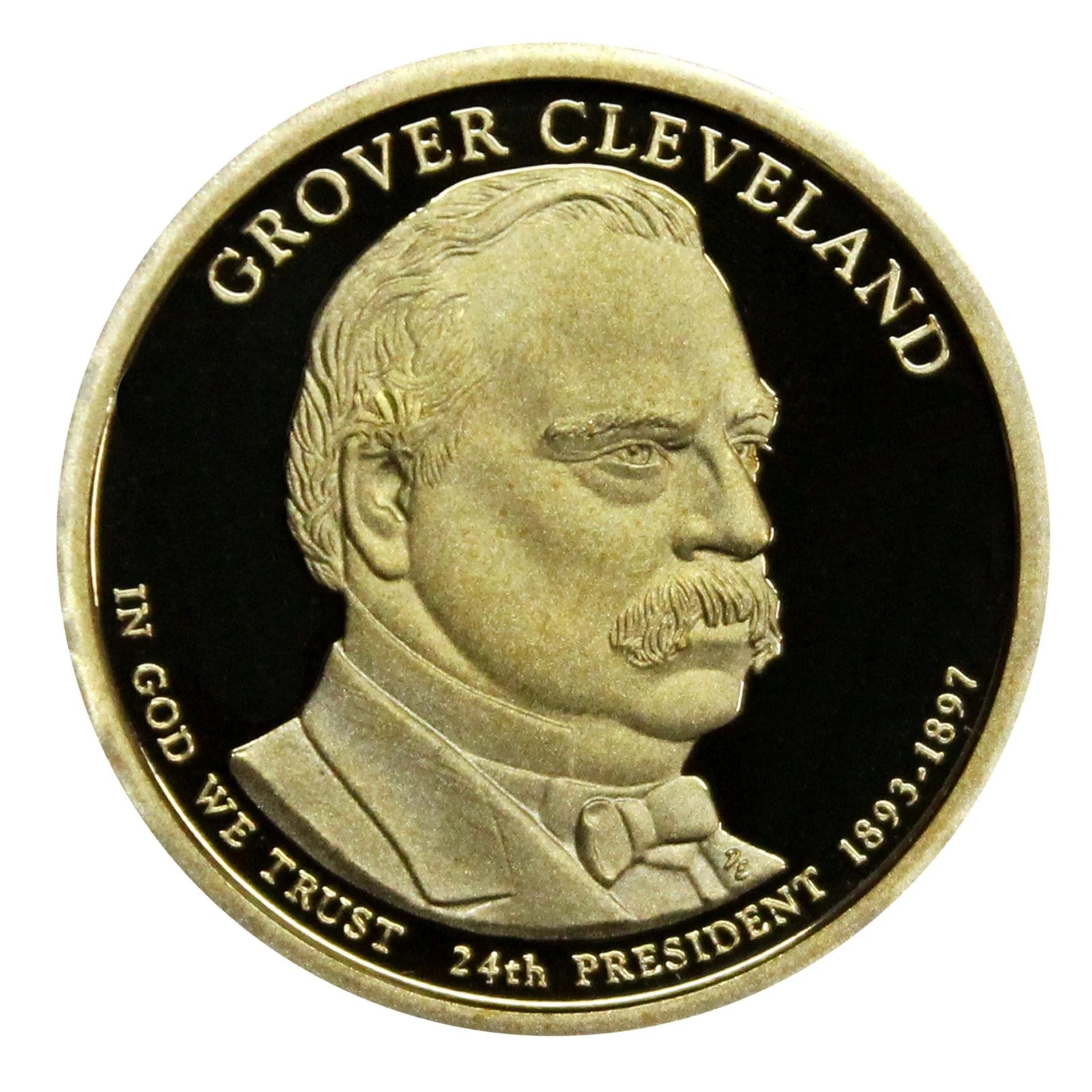2012 -S Grover Cleveland Presidential Proof Dollar Gem Deep Cameo US Coin 2nd t-3