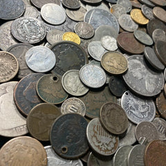 Estate Lot Old US Type Coin ✯ Cull Flying Shield Silver Seated P S O ✯-3