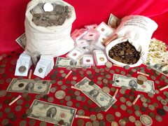 ✯ Estate Lot Sale ✯ Old US Coins ✯ Gold / Silver / Currency / Proof + BONUS ✯-3