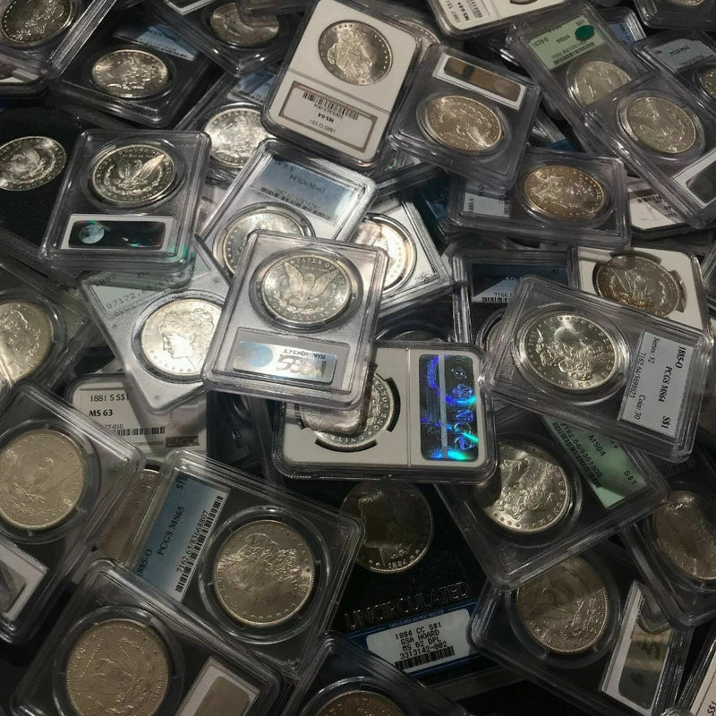 ✯ MS63 Morgan Silver Dollars PCGS NGC ✯ 1878-1904 ✯ P S O Mints-3