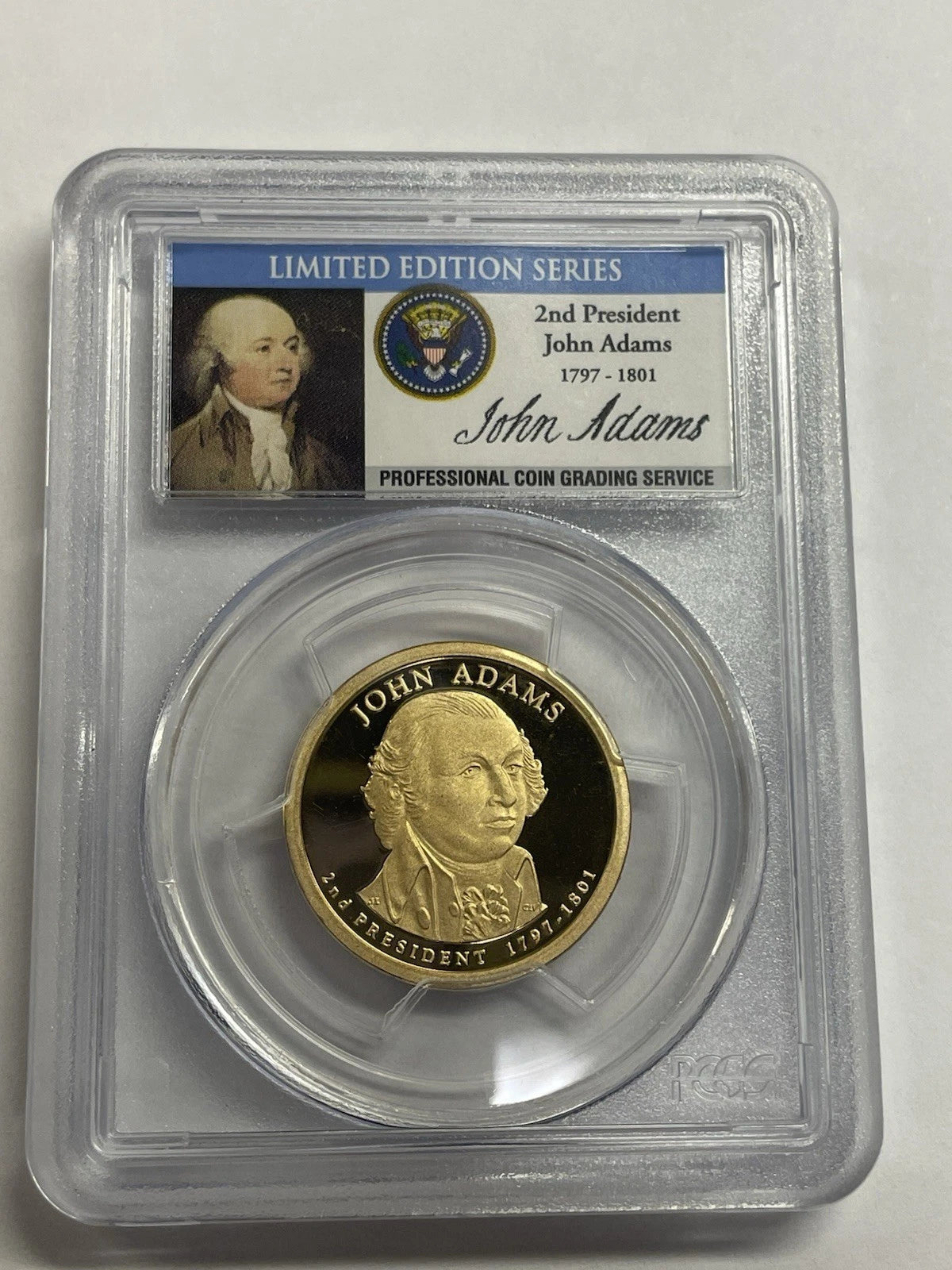 2007-S John Adams One Dollar PCGS- PR 69 D CAM.-3